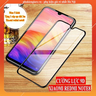 Kính cường lực 9D Xiaomi Redmi Note8 full toàn màn hình giá rẻ, cảm ứng mượt mà