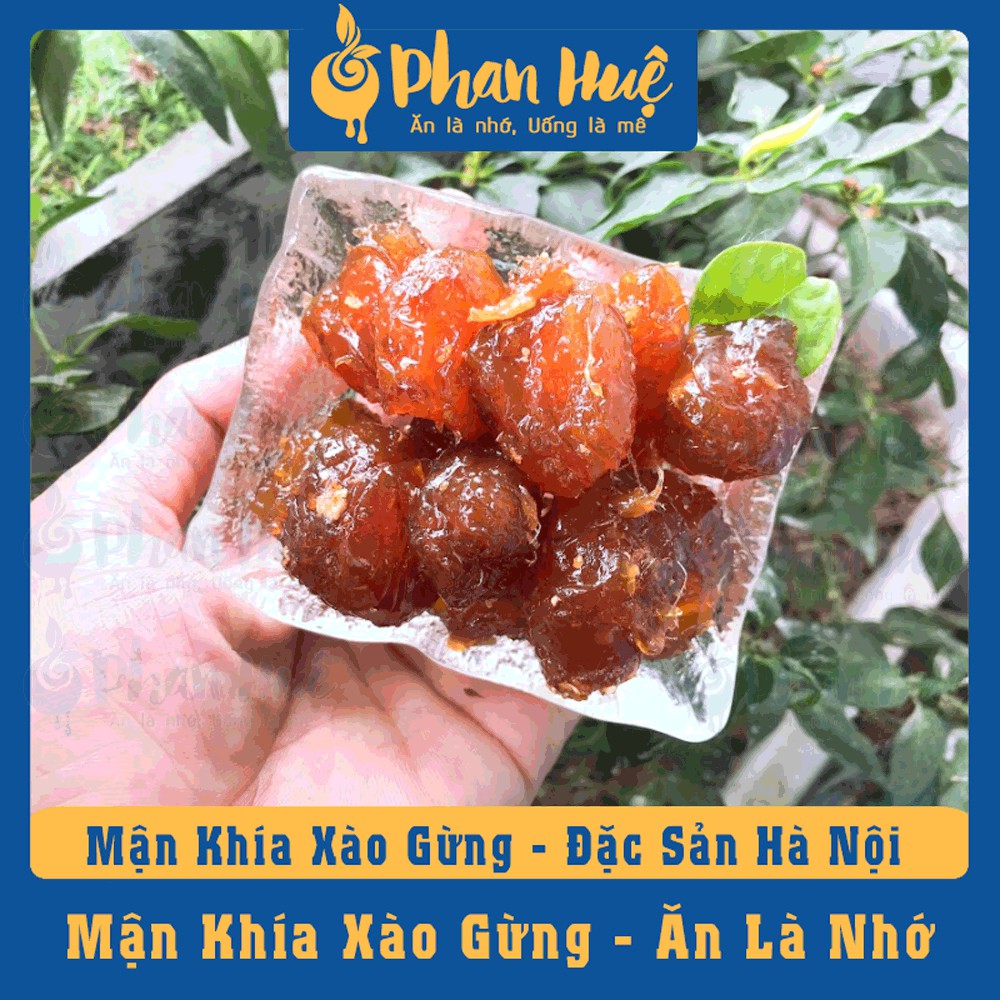 Ô mai xí muội mận khía xào gừng Phan Huệ đặc biệt, mận miền Bắc chọn lọc, đặc sản Hà Nội