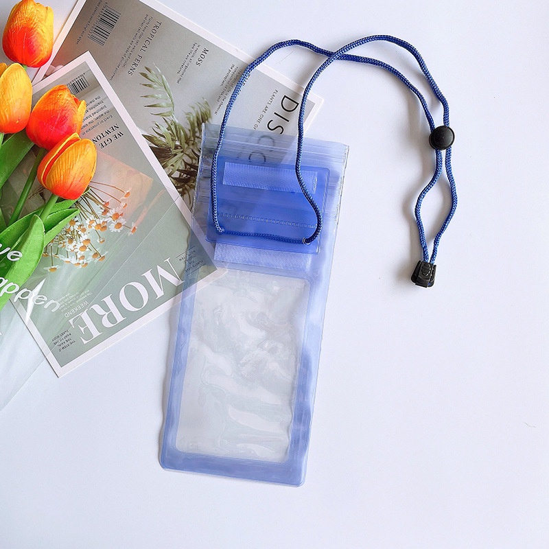 Túi Đựng Điện Thoại Bằng PVC Trong Suốt Chống Thấm Nước Có Thể Gấp Gọn Tiện Dụng YKD CR1