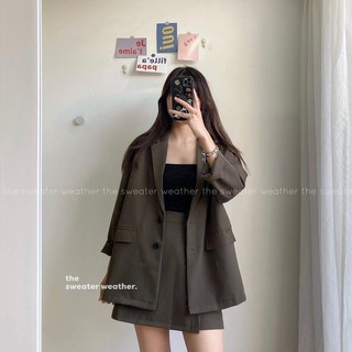 Set vest kèm chân váy TSW
