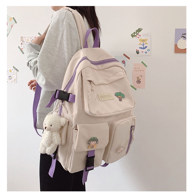 Balo Đi Học Cỡ Lớn Thiết Kế Mới Thời Trang Theo Phong Cách Nhật Hàn