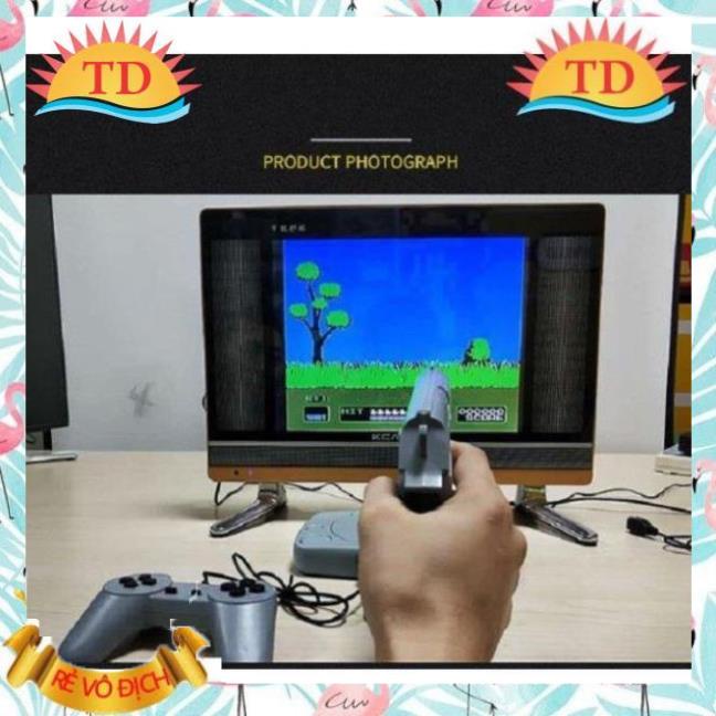 Máy chơi game 4 nút có trò bắn vịt + băng 500 game - Máy super game 8 bit