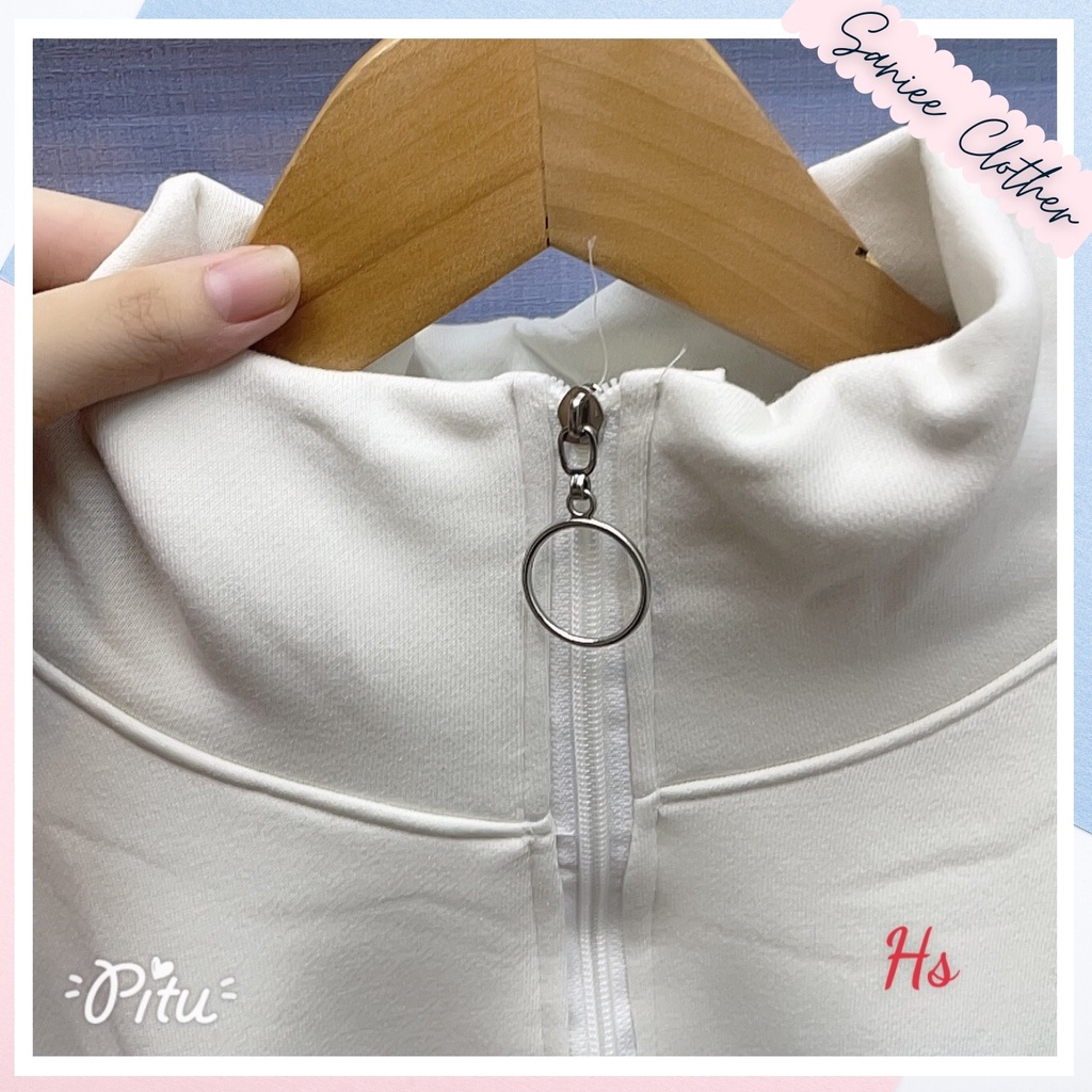 Áo Nỉ Nam Nữ Unisex Chất Dày Lông Thêu Chữ THAR Cổ Lọ Có Khoá Saniee Clother - SP000593 | BigBuy360 - bigbuy360.vn