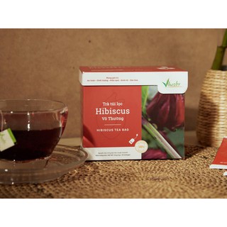 [TRÀ GIẢM CÂN] -TÚI LỌC HOA HIBUCUS VÔ THƯỜNG VHERBS 16 GÓI X 2GR