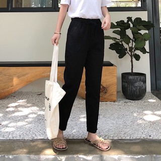 [Order] Quần baggy 2 màu be & đen