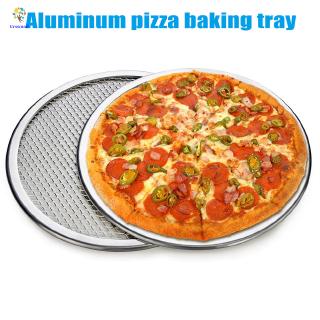 Set 2 Vỉ Nướng Bánh Pizza Hình Tròn Bằng Hợp Kim Nhôm