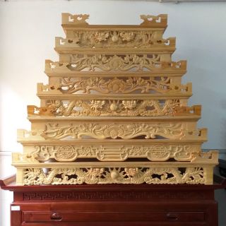 Ban thờ treo tường kích thước kèm chân ( như hình)