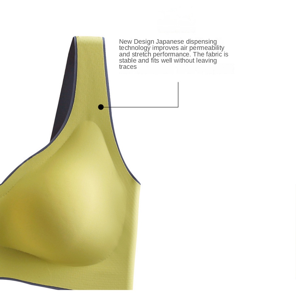 Áo Lót Lụa Lạnh Không Gọng Không Đường May Plus Size Lớn Cho Nữ