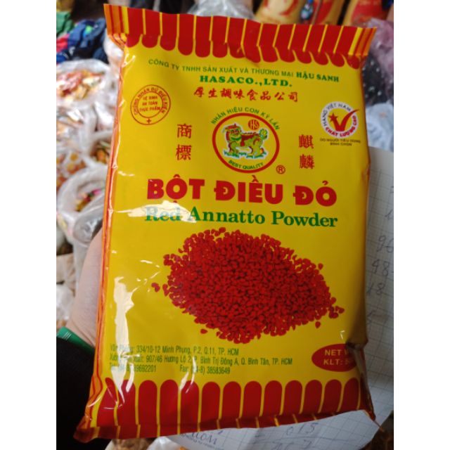 100g bột điều đỏ