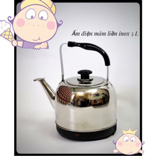 Ấm điện Đạt Tường inox 4L & 5L - ảnh thật kho shop