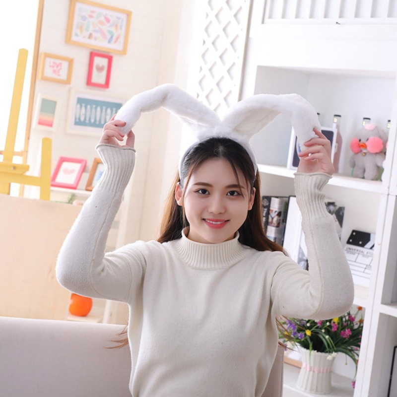 Băng Đô Tai Thỏ Hoạt Hình Hóa Trang Halloween Cho Nữ