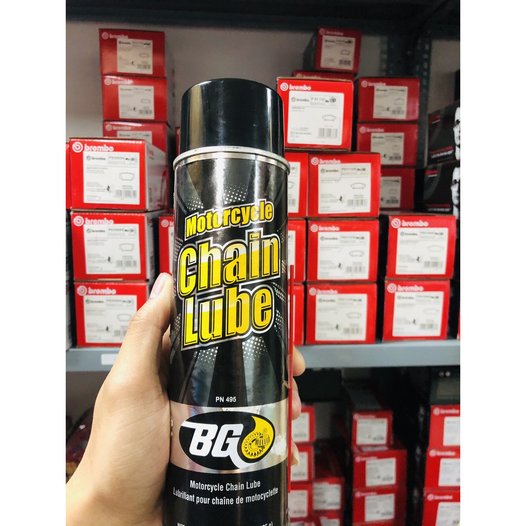 Dưỡng Sên Xe Máy BG Motorcycle Chain Lube 500ML