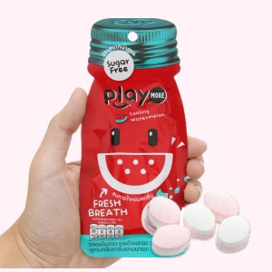 Kẹo Ngậm Play More Vị Trái Cây Gói 12g