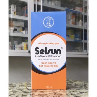 DẦU GỘI NGĂN NGỪA VÀ GIẢM GÀU SELSUN 1% 50ML