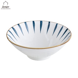 Bát Đựng Thức Ăn SWEEJAR Bằng Gốm Có Nắp Đậy Dùng Được Cho Lò Vi Sóng