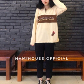Baggy vải gấu lệch