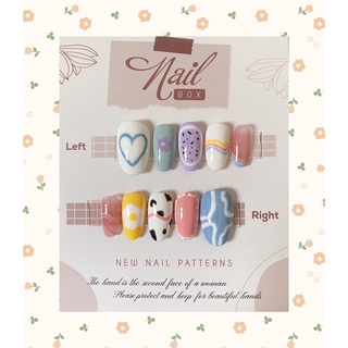 Nailbox móng úp thiết kế màu mè đồ đó