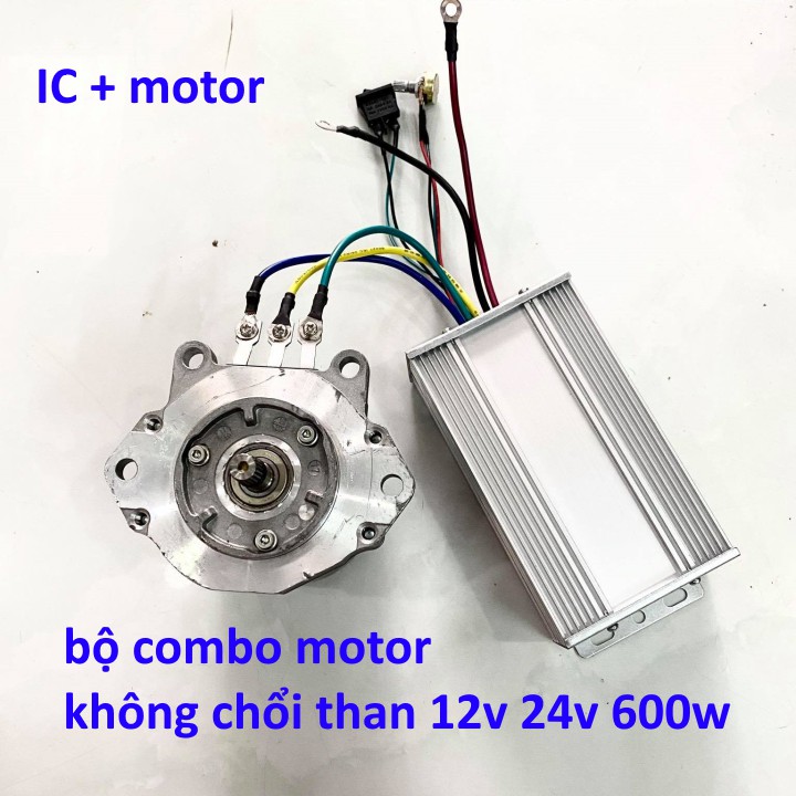 motor không chổi than 12V 24V 500w - bộ combo