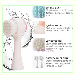 CỌ RỬA MẶT XUẤT NHẬT 2 ĐẦU SIÊU SẠCH