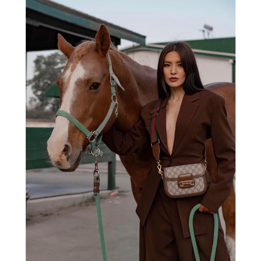 Túi Xách Nữ Horsebit 1955 Size 20 Cao Cấp Có Hộp