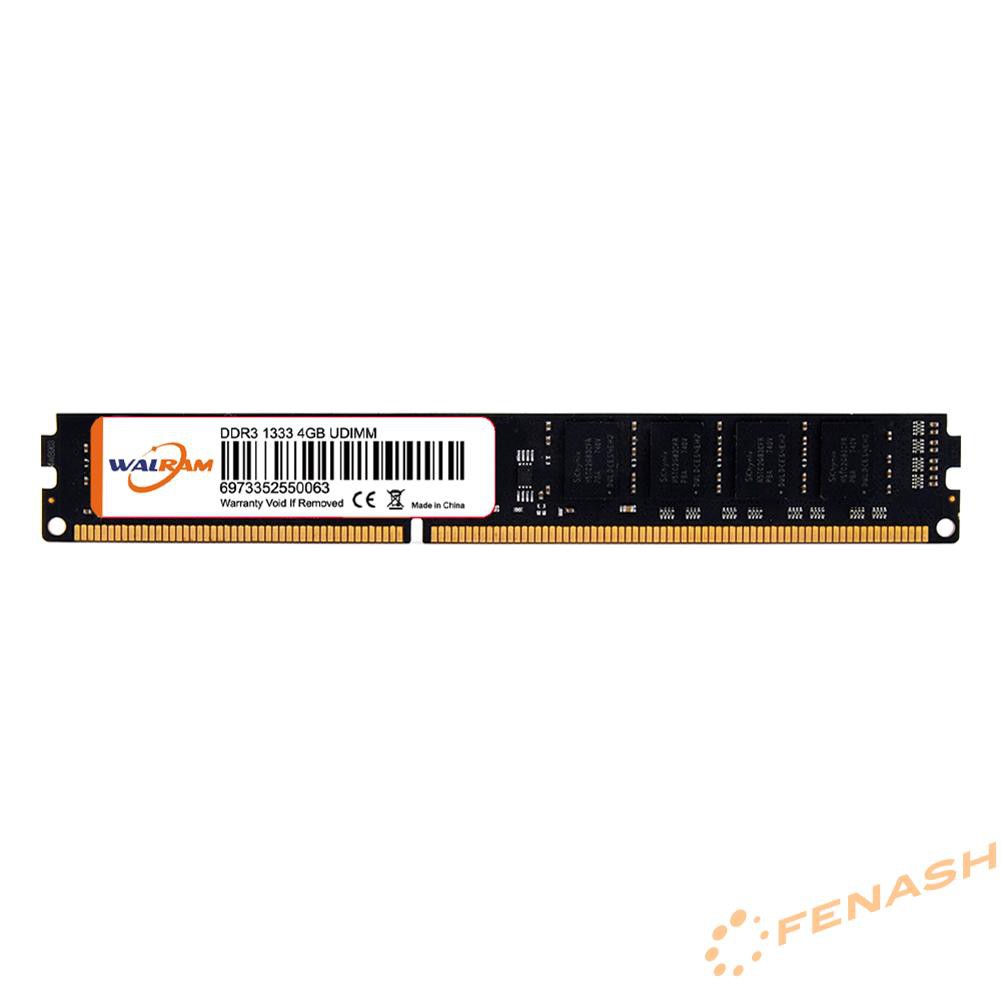 Mô-đun bộ nhớ mạch lưu trữ DDRIII RAM cho máy tính để bàn 240 Pin 4GB DDR3 1333MHz
