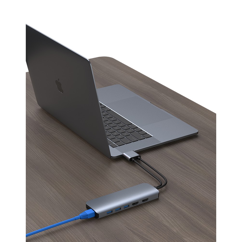 Cổng Chuyển HyperDrive Viber 10-IN-2 4K60Hz USB-C HUB For MACBOOK/IPADPRO/LAPTOP/SMARTPHONE - HD392
