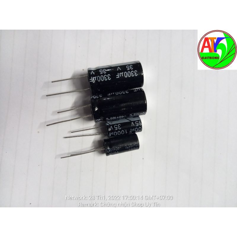 SET 4 5 10 Tụ hóa DC 25V 35V 50V 100uf 220uf 470uf 1000uf 22000uf 3300uf các loại hàng tốt