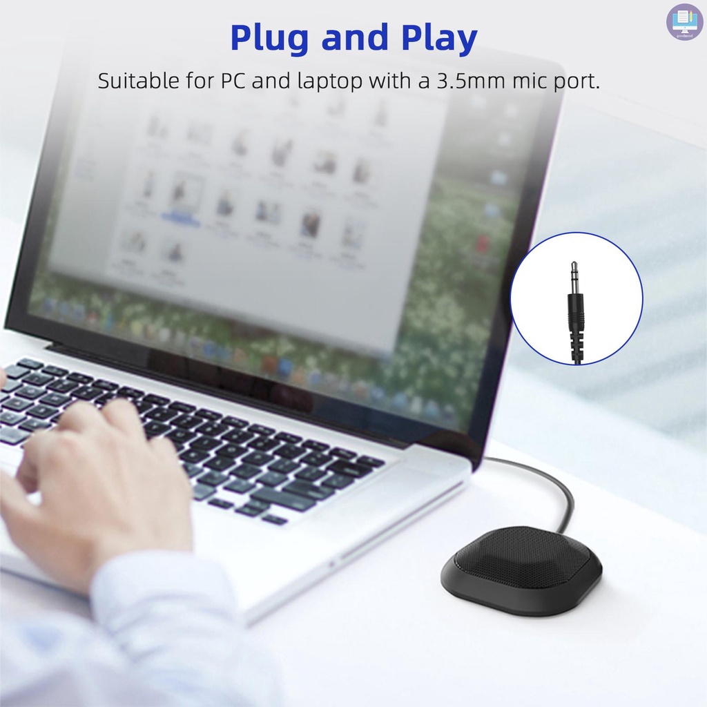 Gm Micro Hội Nghị Mini Cổng 3.5mm 360 Độ Cho Pc Laptop | BigBuy360 - bigbuy360.vn
