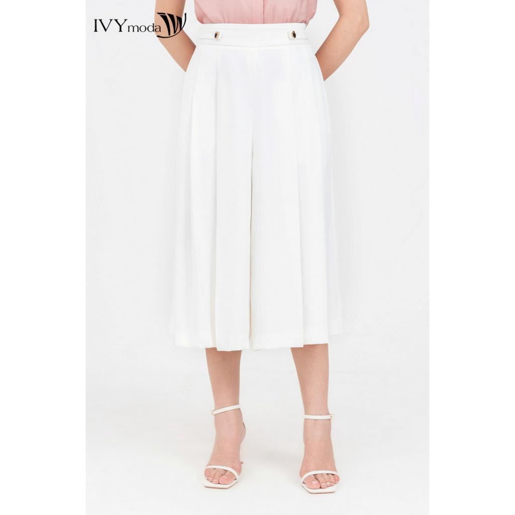 Quần culottes dáng lửng nữ IVY moda MS 21M8346