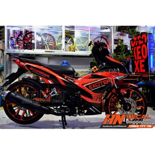 Tem Trùm Exciter 150 Cam Đen Hankook