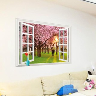 Decal Cửa Sổ Mùa Thu