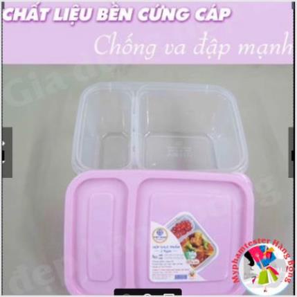 Hộp thực phẩm 2 ngăn tiện dụng . no6486 Việt Nhật