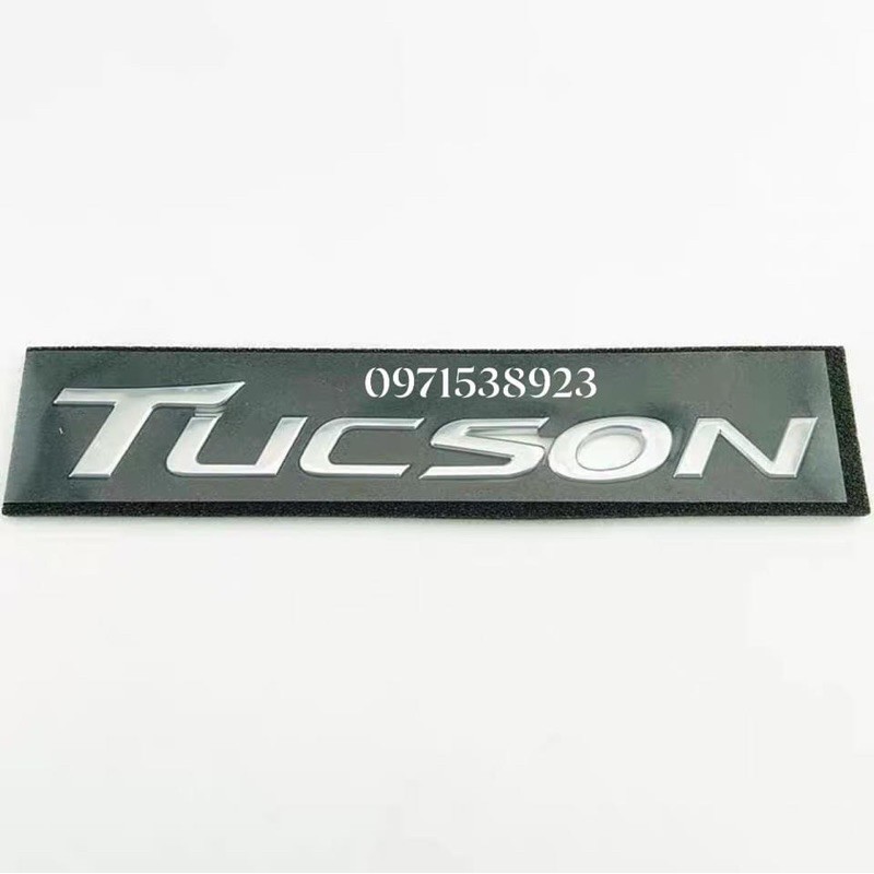 Chữ nổi huyndai tucson xịn chính hãng dán đuôi xe 2006-2020