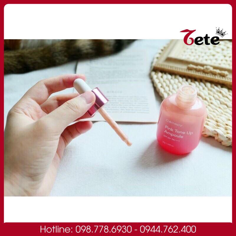 Dưỡng trắng hồng, Serum Cellapy Pink Tone Up Ampoule SPF50+ PA++++ | BigBuy360 - bigbuy360.vn