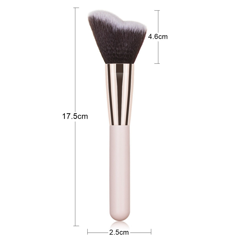2Pcs Contour Brush And Eyebrow Brush Makeup Beauty Tool