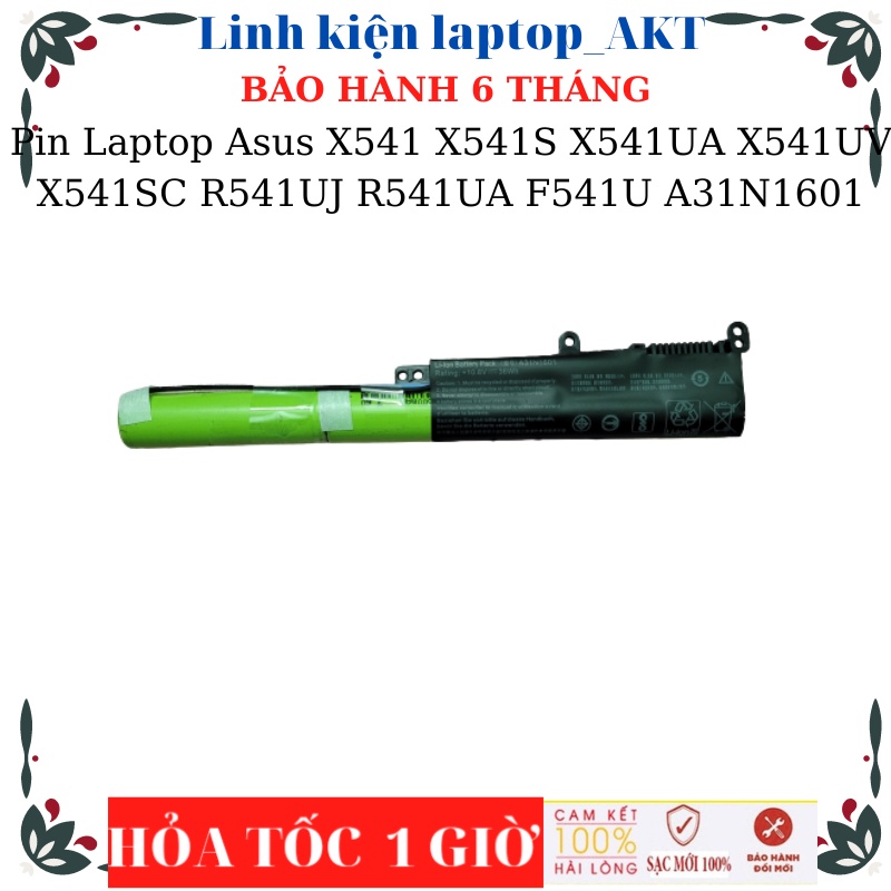 Pin Laptop Asus X541 X541U X541L X541S X541UA X541UV X541SC R541UJ R541UA F541U A31N1601
