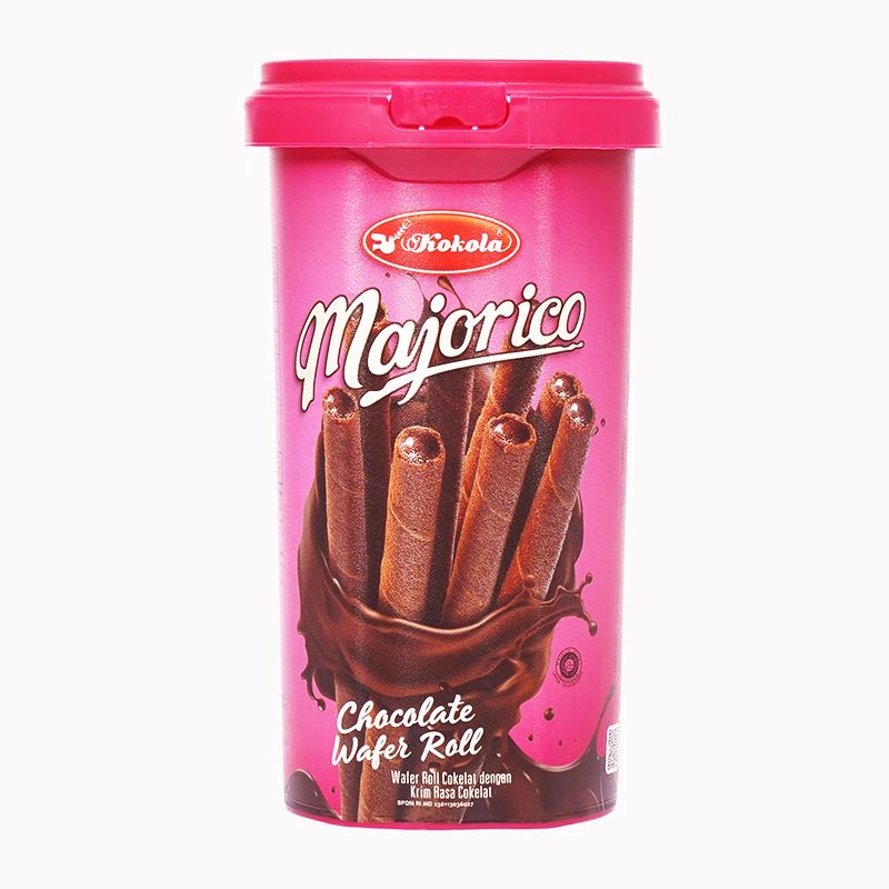 Bánh Quế Majorico Wafer Roll Kokola Vị Chocolate Hũ 250g