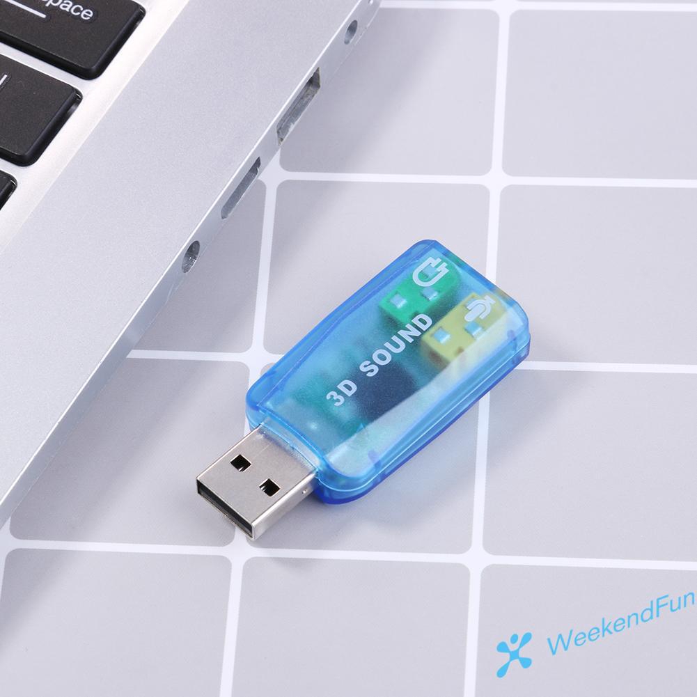 Bộ chuyển đổi âm thanh 3D USB ra Sound chuyên dụng cho tai nghe