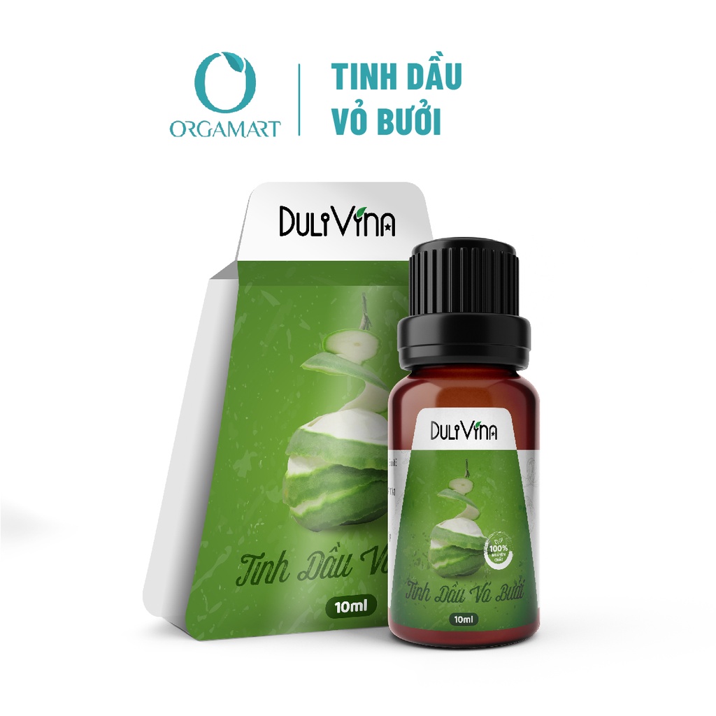 Tinh Dầu Vỏ Bưởi DuliVina Cao Cấp, Thiên Nhiên Nguyên Chất, Giúp Sáng Da, Trẻ Hóa, Giảm Mụn - Chai 10ml