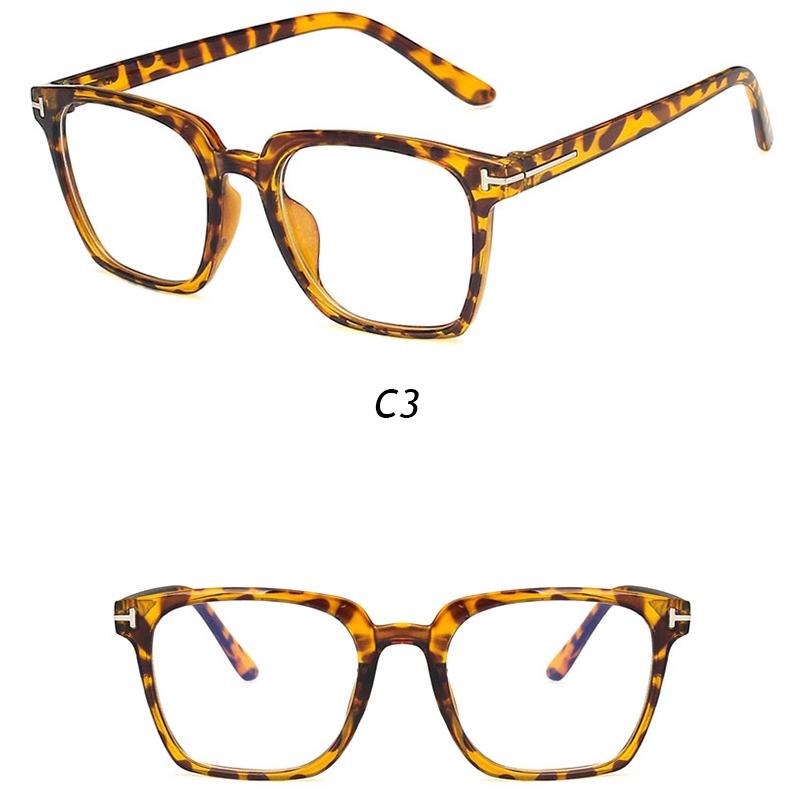 Mắt Kính Chống Ánh Sáng Xanh Gọng Vuông Thời Trang Phong Cách Hàn Quốc