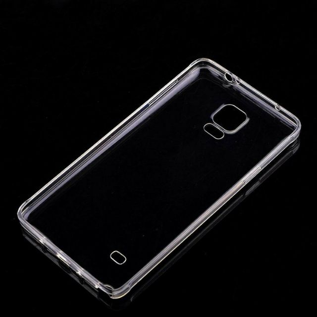 Ốp dẻo Galaxy Note 4/ N9100 silicon trong suốt(tặng kính cường lực)