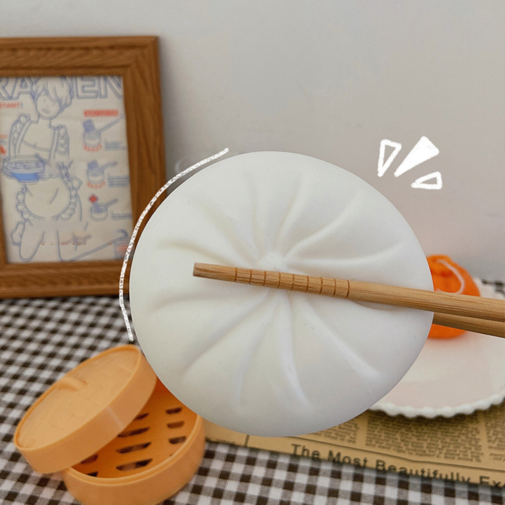 Đồ Chơi Squishy Hình Bánh Bao Giúp Giảm Căng Thẳng