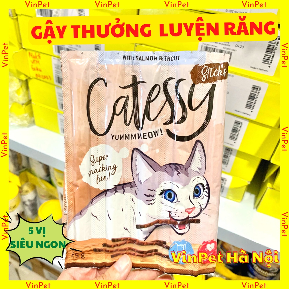GẬY SNACK CHO MÈO CATESSY STICK 5 VỊ NHẬP ĐỨC