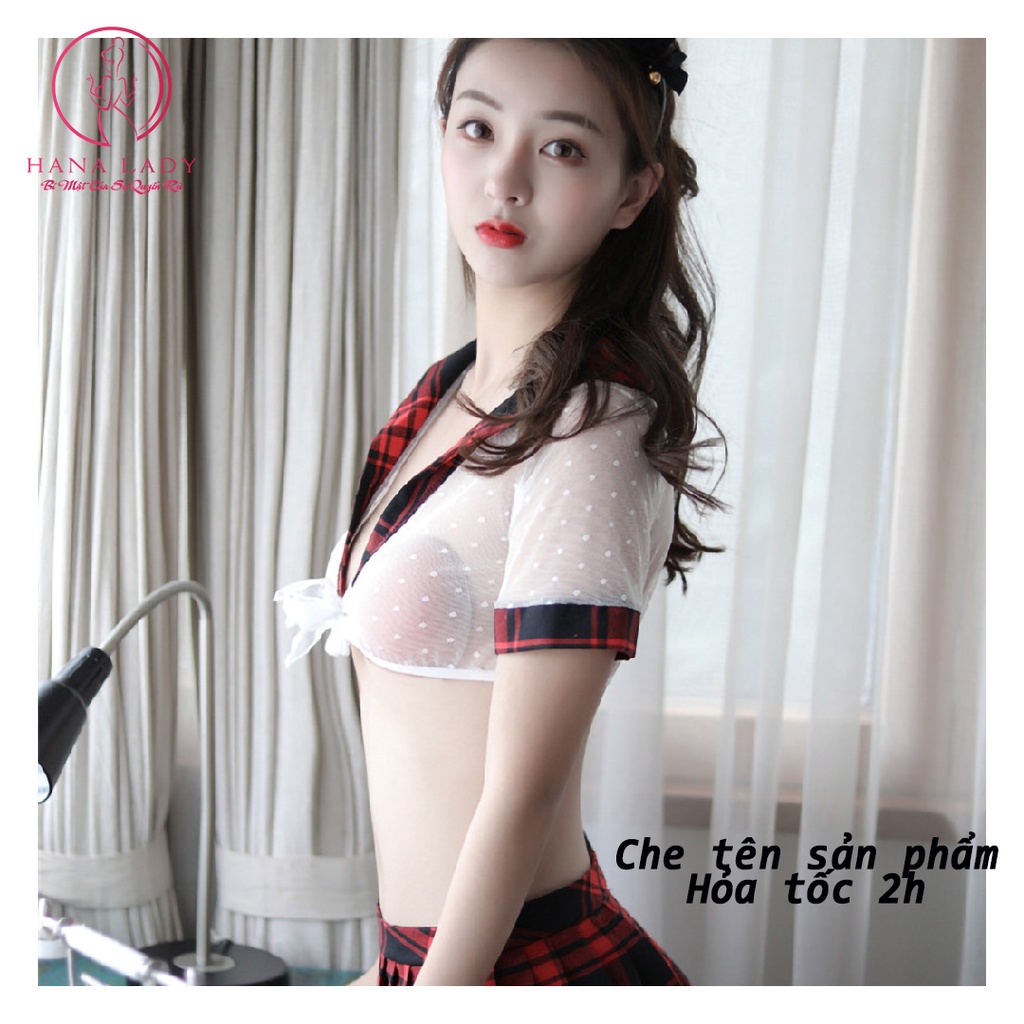 Đồ ngủ cosplay nữ sinh sexy, váy ngủ quyến rũ cao cấp gợi cảm C074 | BigBuy360 - bigbuy360.vn