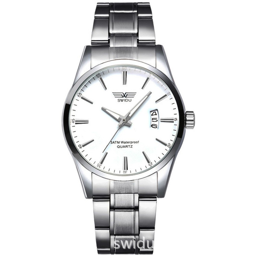 Đồng Hồ Nam SWIDU 001 Dây Thép