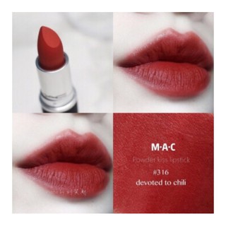 Son thỏi Mac 316 Devoted To Chili 3g