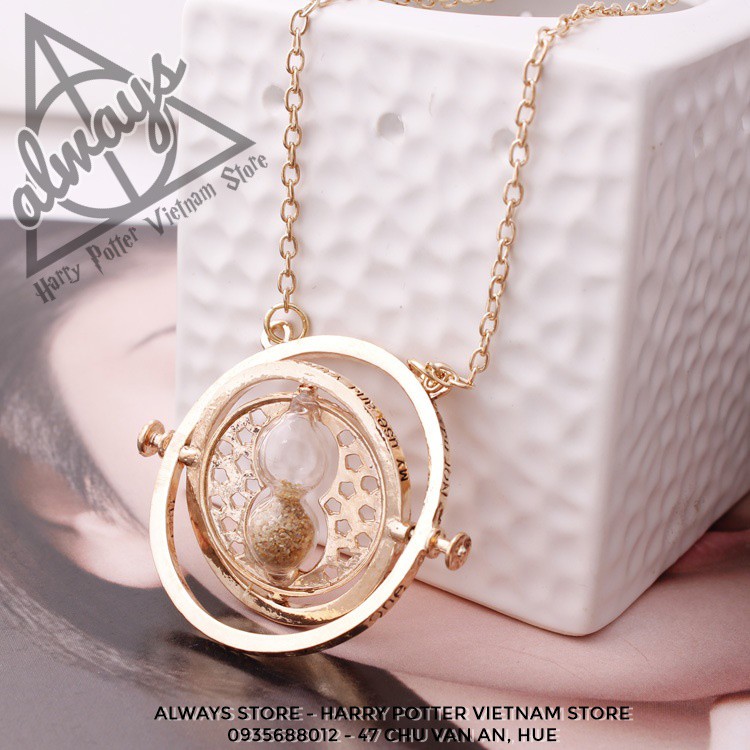 Phụ kiện phép thuật Harry Potter: Time Turner kèm dây chuyền Bảo bối tử thần - Trang phục, phụ kiện hóa trang phù thủy