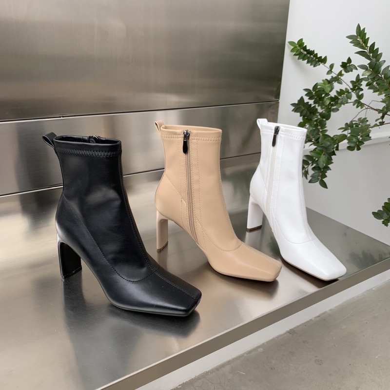 Boot Lửng Zara 3 Màu Trắng Đen Nâu Full Size 35-39