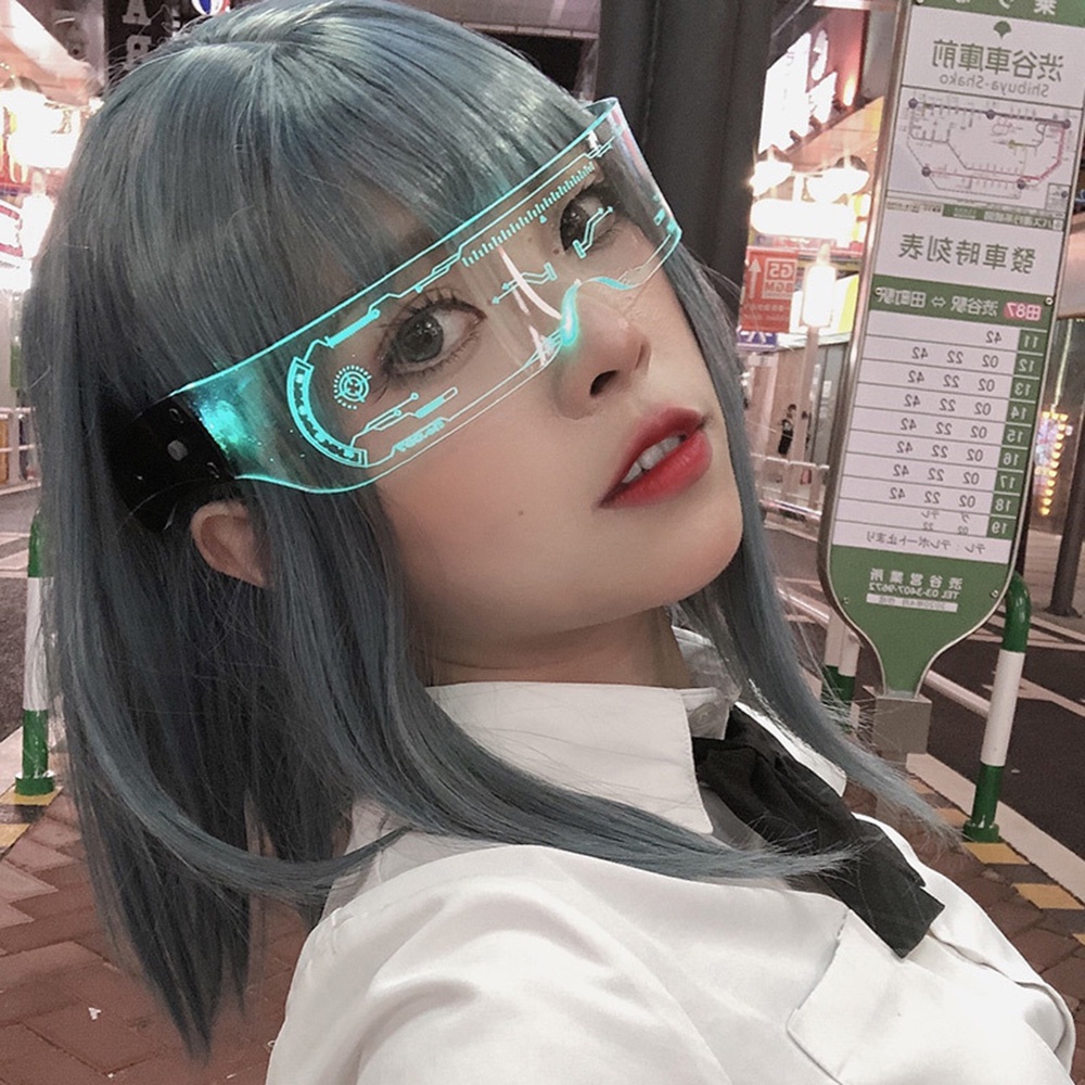 Mắt Kính Có Đèn LED Phát Sáng Nhiều Màu Sắc Độc Đáo Cho Tiệc Giáng Sinh / Halloween