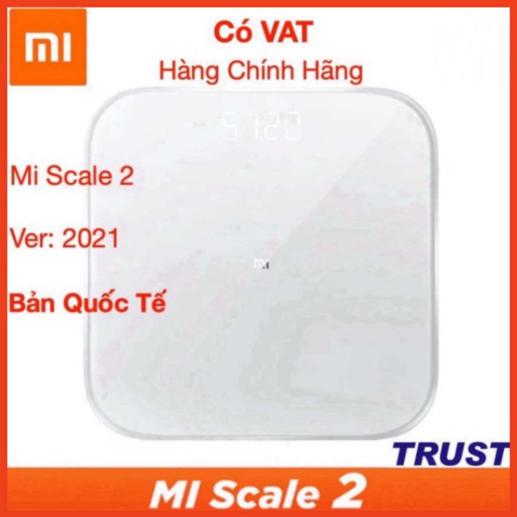 Cân Điện Tử Thông Minh Bluetooth Xiaomi Smart Scale Gen 2 - Cân Sức Khỏe